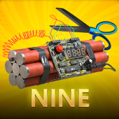 Nine on Happy Bunny
